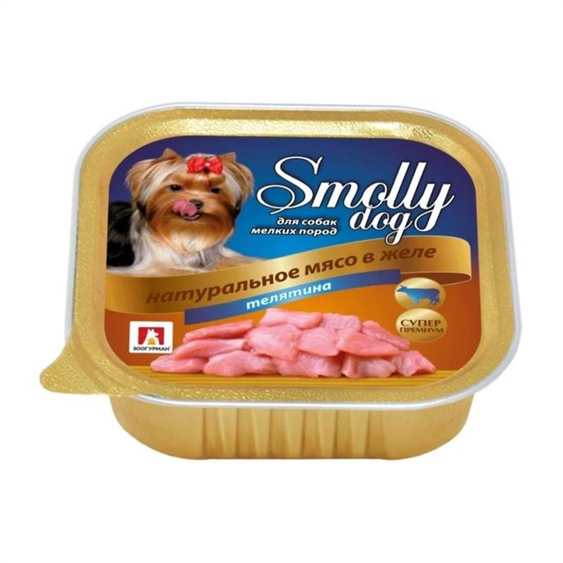 zoogurman_myasnoy_konservirovannyy_dlya_vzroslykh_sobak_smolli_dog_telyatina_lamister_15sht_100gr_2144261_2
